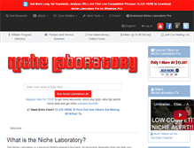 Tablet Screenshot of nichelaboratory.com